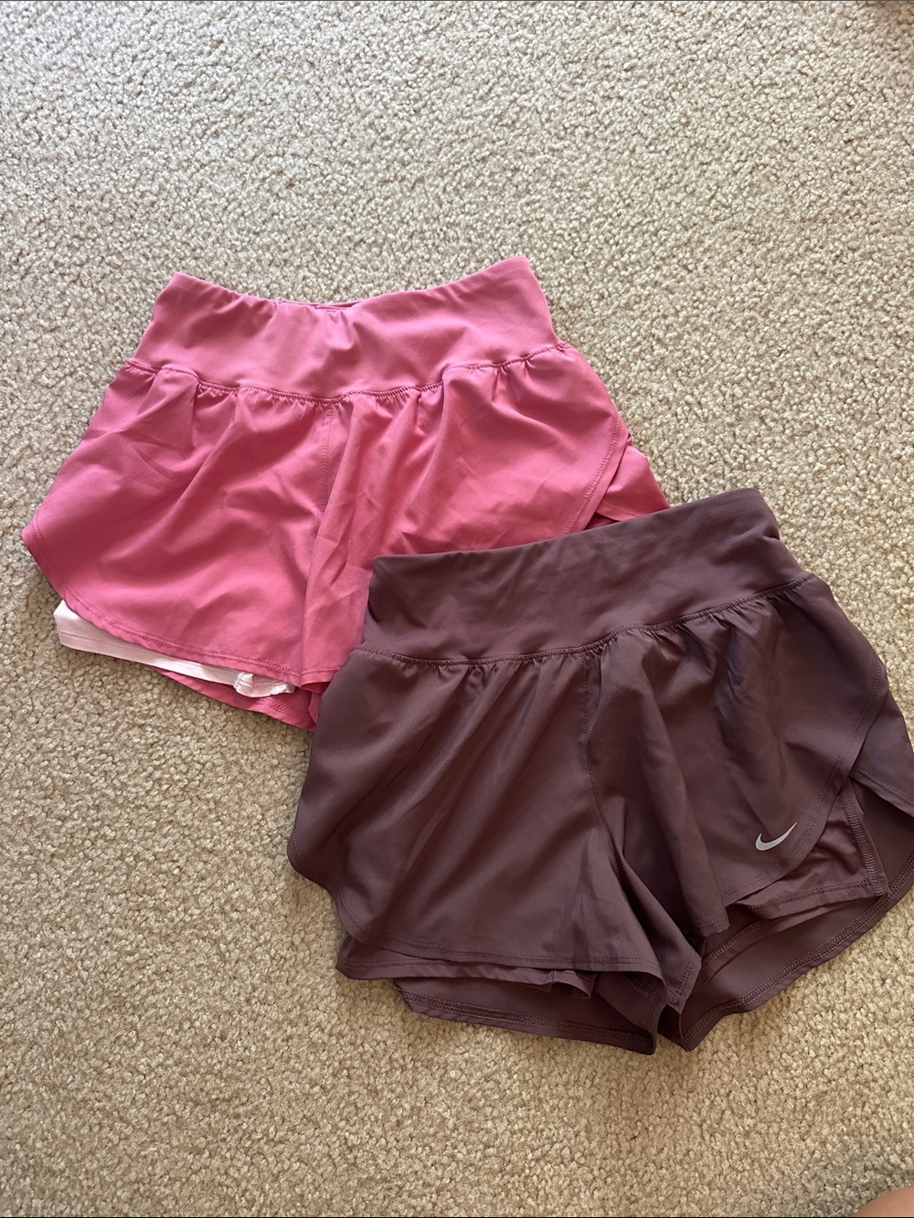 Nike Women's Flow Dri-FIT High-Waisted 2-in-1 Running Short - Picture 6 of 7